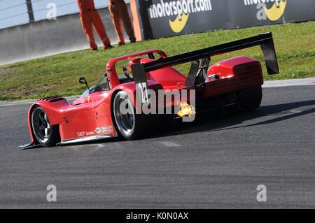 MUGELLO, IT, November 2015, Unbekannt laufen mit Ferrari 333 SP in die Mugello während Finali Mondiali Ferrari 2015 in Mugello, Italien Stockfoto