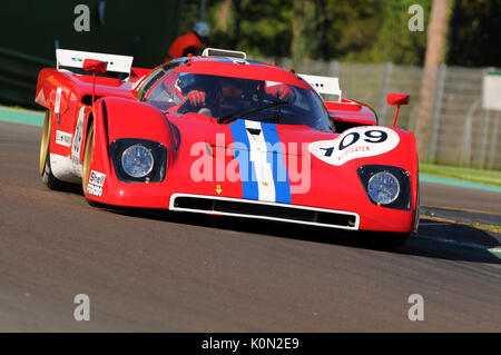 Imola Classic 22 Okt 2016 - Ferrari 512M - 1971 angetrieben von unknow während der Praxis auf Imola, Italien. Stockfoto