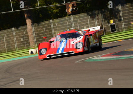 Imola Classic 22 Okt 2016 - Ferrari 512M - 1971 angetrieben von unknow während der Praxis auf Imola, Italien. Stockfoto