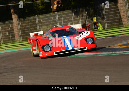 Imola Classic 22 Okt 2016 - Ferrari 512M - 1971 angetrieben von unknow während der Praxis auf Imola, Italien. Stockfoto