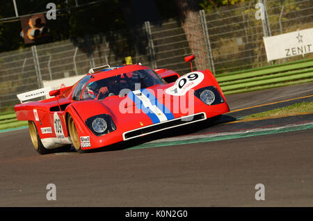 Imola Classic 22 Okt 2016 - Ferrari 512M - 1971 angetrieben von unknow während der Praxis auf Imola, Italien. Stockfoto