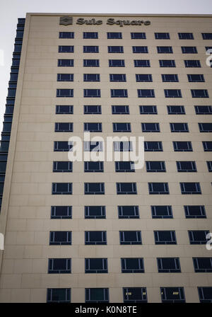 Yangon, Myanmar - Feb 13, 2017. Modernes Gebäude in Yangon, Myanmar. Yangon Immobilienmarkt ist die teuerste im Land. Stockfoto