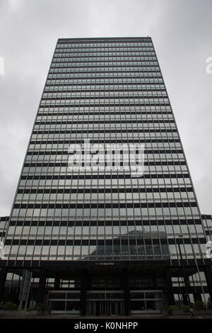 Der Hauptsitz der kooperativen Versicherung Gesellschaft auf Miller Street, Manchester, UK Stockfoto