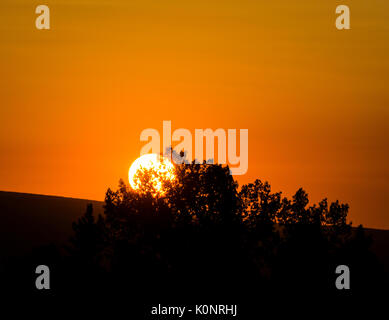 Sunrise 23.August 2017 Stockfoto