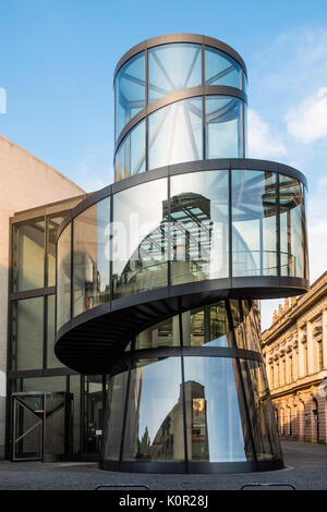 Blick auf die IM Pei moderne Erweiterung des Deutschen Historischen Museums (Deutsches Historisches Museum), Berlin, Deutschland Stockfoto