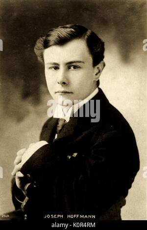 Josef Hofmann - Porträt der polnisch-amerikanischen Pianisten und Komponisten, 20. Januar 1876 - 16. Februar 1957 Stockfoto