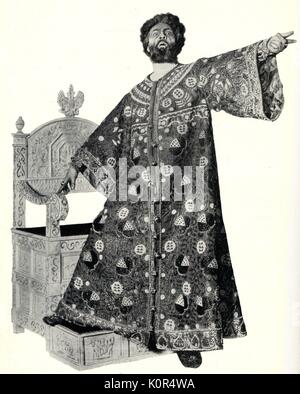 Feodor schaljapin wie der Titel Rolle in Mussorgskis Oper Boris Godunow. Russische bass 11 Februar 1873 - 12. April 1938. Fyodor Shalyapin. Stockfoto