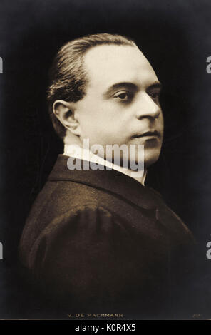 Vladimir de Pachmann portrait. Russische Pianistin (1848-1933) Stockfoto