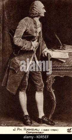 Jean-Philippe Rameau. Der französische Komponist, 1683-1764. Stockfoto