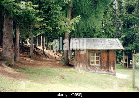 Mahler. Komponieren Hütte bei Toblach Gustav Mahler 1860-1911. Österreichischer Komponist und Dirigent. Stockfoto