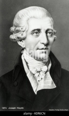 FRANZ JOSEPH HAYDN, Portrait. Österreichischen Komponisten. 1732-1809. Stockfoto