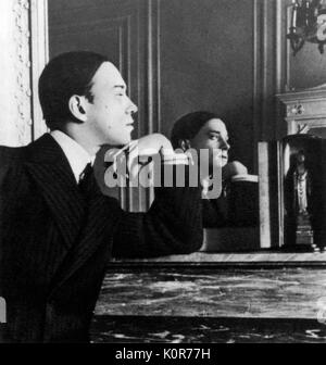 Formich Vaslav Nijinsky - russische Ballett Tänzerin. Verbunden mit Ballet Russe de Diaghilew. VFN: 12. März 1890 - 8. April 1950 Stockfoto