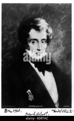 Luigi Cherubini portrait. Italienischer Komponist, 1760-1842 Stockfoto