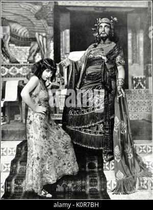 Oper Strauss, Richard - Salome Maria Garten als Salome und M. Dalmores als herode-New York 1907. Deutsche Komponist 1864-1949 Stockfoto