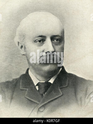 PARRY, Hubert - Portrait englische Komponist und Autor von Musik. 1848-1918 Stockfoto