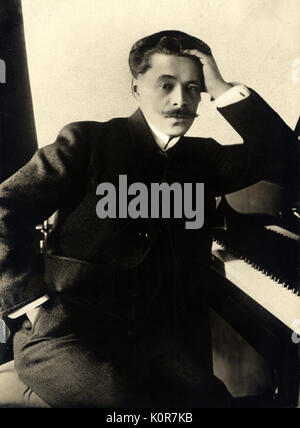 Anton Arensky Stepanovich schiefen am Piano. Russischen Komponisten (1861-1906). Stockfoto