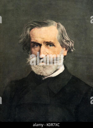 Giuseppe Verdi - Porträt von Giovanni Boldini, 1886. Einer der berühmten Porträts in Paris malte. (Artist's Termine 1845-1931) italienischer Komponist 1813 - 1901 Stockfoto