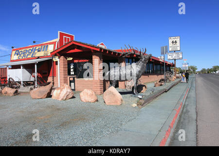 Die Road Kill Cafe Route 66 Seligman, Arizona Stockfoto