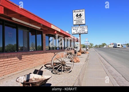 Die Road Kill Cafe Route 66 Seligman, Arizona Stockfoto