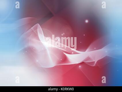 Digital composite der Abstrakten Übergang mit Wave Formen wirbelnden Stockfoto