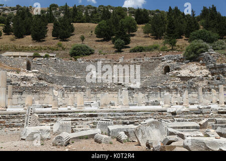 Odeion von Ephesus Ephesus antike Stadt, Izmir, Türkei Stockfoto