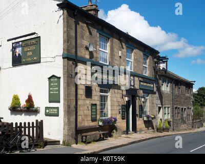 Das Wuthering Heights Inn in Stanbury in der Nähe von Haworth West Yorkshire England Stockfoto