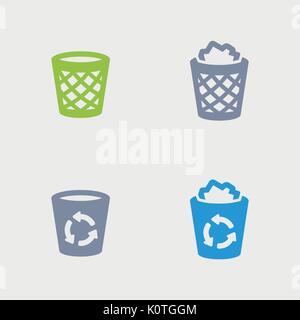 A set of 4 professional, pixel-perfect icons designed on a 32x32 pixel grid. Stock Vektor