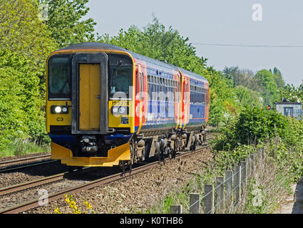 Diesel Multiple Unit 153376 Stockfoto