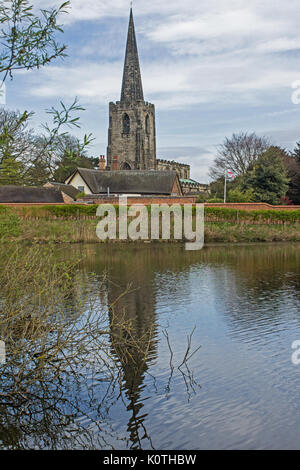 St Marys' Attenborough Dorf Stockfoto