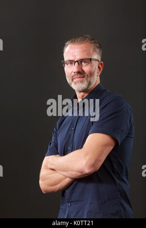 Edinburgh, Schottland, Großbritannien. 23 Aug, 2017. Tag 12 Edinburgh International Book Festival. Bild: Thomas Enger, norwegischer Schriftsteller. Credit: Pako Mera/Alamy leben Nachrichten Stockfoto