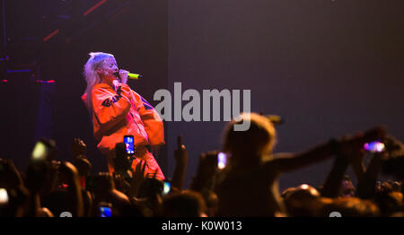 Las Vegas, Nevada, USA. 23 Aug, 2017. Die antwoord führt im Chelsea im Cosmopolitan von Las Vegas in Las Vegas, NV am 23. August 2017. Credit: Erik Kabik Fotografie/MediaPunch Credit: MediaPunch Inc/Alamy leben Nachrichten Stockfoto