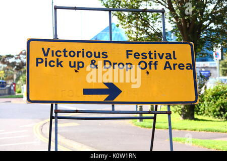 Fareham, Großbritannien. 24 August, 2017. Siegreiche Festival in Southsea August Bank Holiday Wochenende 2017 Credit: FSM Fotografie/Alamy leben Nachrichten Stockfoto