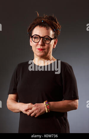 Edinburgh, Schottland 25. August. Tag 14 Edinburgh International Book Festival. Im Bild: Olga Tokarczuk Kritiker, polnische Schriftsteller. Credit: Pako Mera/Alamy leben Nachrichten Stockfoto