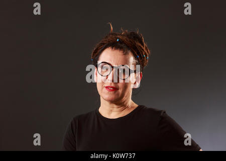 Edinburgh, Schottland 25. August. Tag 14 Edinburgh International Book Festival. Im Bild: Olga Tokarczuk Kritiker, polnische Schriftsteller. Credit: Pako Mera/Alamy leben Nachrichten Stockfoto