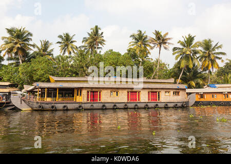 Backwaters in Kerala, Indien Stockfoto