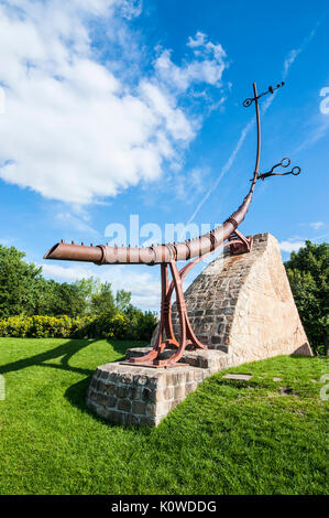 Gabeln astrologische Denkmal, Winnipeg, Manitoba, Kanada Stockfoto