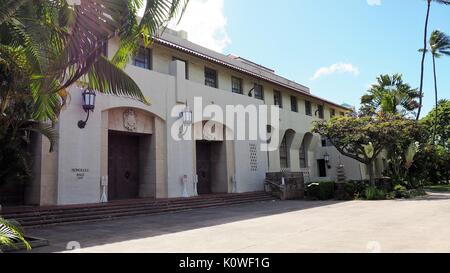 Honolulu Hale in Honolulu Downtown Stockfoto