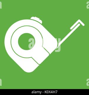 Roulette bau Werkzeug Symbol grün Stock Vektor