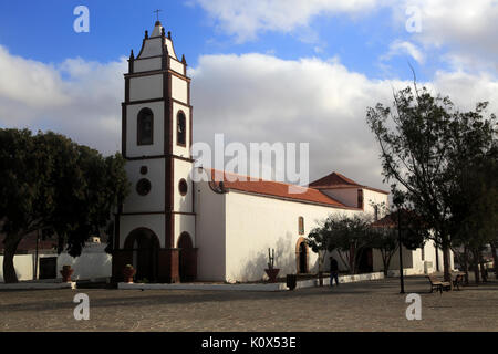 Historische Kirche, Santo Domingo de Guzman, Tetir Dorf, Fuerteventura, Kanarische Inseln, Spanien Stockfoto