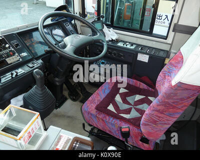 Akan bus RJ 1 JJHK Cockpit Stockfoto