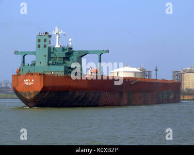 AMY N IMO 9149809 Rufzeichen H9 Herr abgeschleppt aus dem Mississippi Hafen, Holland 03 Jun 2007 Foto 9 Stockfoto