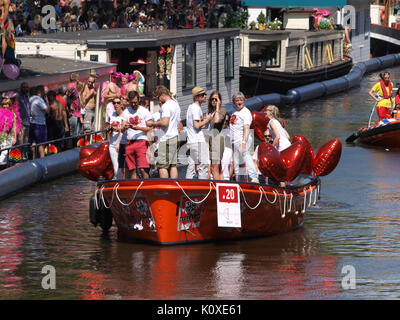 Amsterdam Gay Pride 2013 Boot Nr. 20 pic2 Stockfoto