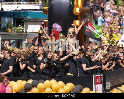 Amsterdam Gay Pride 2013 Boot Nr. 40 pic4 Stockfoto