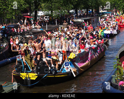 Amsterdam Gay Pride 2013 Boot Nr. 41 pic3 Stockfoto