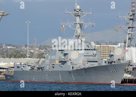 DDG-111 USS SPRUANCE, ARLEIGH BURKE Lenkwaffen-zerstörer, U.S. NAVY Stockfoto