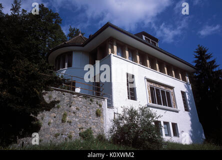 La Chaux-de-Fonds *** Local Caption *** La Chaux-de-Fonds, Stadt, Kanton Neuenburg, Schweiz, UNESCO, Erbe, Uhrenindustrie, clockmaking, Bu Stockfoto