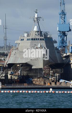 DDG-1001 USS MICHAEL MONSOOR, ZUMWALT Klasse Lenkwaffen-zerstörer, U.S. NAVY Stockfoto