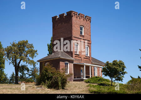 Alexander's Castle, Fort Nordworden State Park, Port Townsend, Washington, USA, Nordamerika Stockfoto