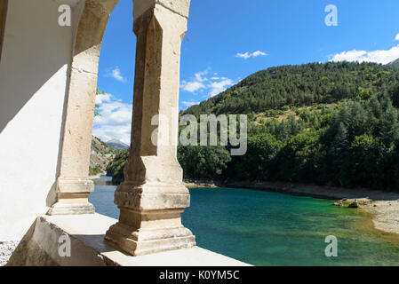 San Domenico Hermitage, San Domenico See, L'Aquila, Abruzzen, Italien Stockfoto