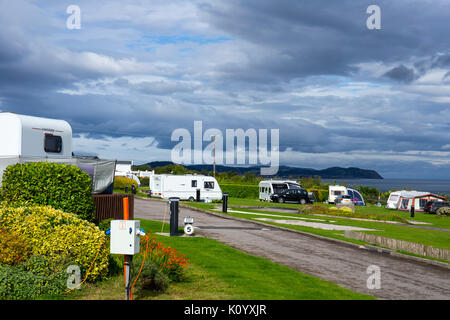 Bron-Y-Llandddulas Wendon Campingplatz in Wales UK Stockfoto